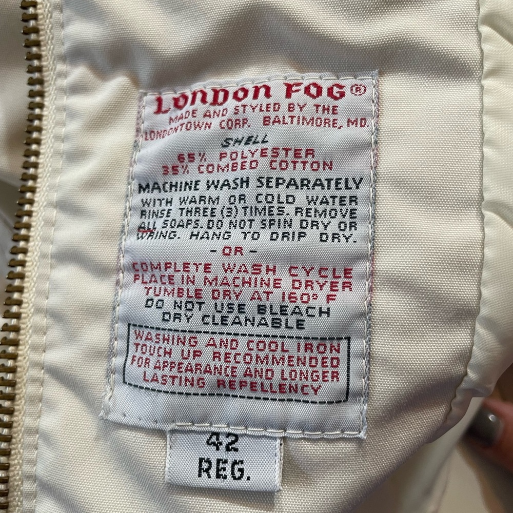 Men’s vintage London Fog coat - Picture 3 of 8
